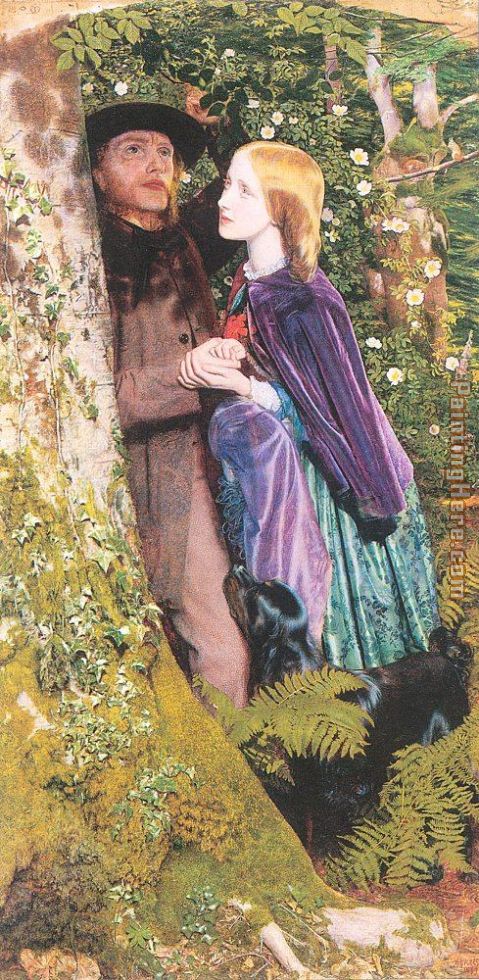The Long Engagement painting - Arthur Hughes The Long Engagement art painting